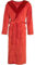CelinaTex Texas Bademantel Kapuze XL rot bordeaux Mikrofaser Damen Herren Morgenmantel Coral Fleece Mantel
