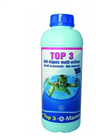 Alghicida trattamento pulizia Antialghe Piscine l 1 Top3 Mareva