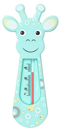 BabyOne Schwimmendes Badethermometer, Design: Giraffe, babysicher, Analog