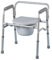Homecraft Folding Commode Chair and Toilet Surround, Lightweight and Portable, Toilet Chair, and Support For Elderly and Disabled