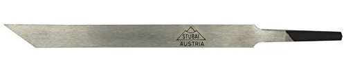 Stubai 595605 Tranchoir Carré sans Manche, Argent, 5 x 5 mm