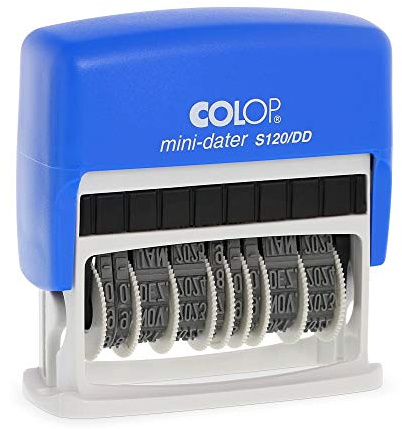 Colop Mini-Dater S 120/DD (SH 4 mm - 46x4 mm) Farbe Grün