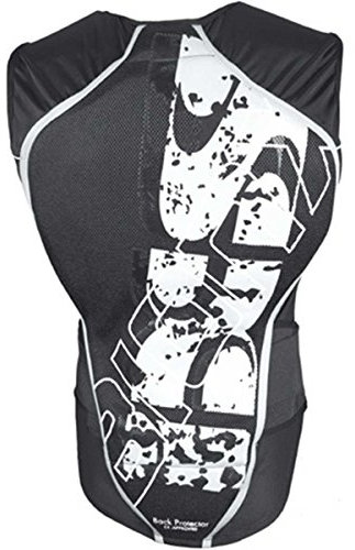 IXS Carapax Man Protektor, schwarz/weiß, XS