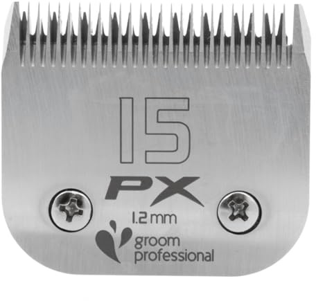 GROOM PROFESSIONAL Pro X Scherkopf für Hundepflege - Abnehmbare Scherkopf - Gehärteter Stahl - Hervorragende Verschleißfestigkeit und hervorragende Schnittleistung - Ersatzklinge - 15