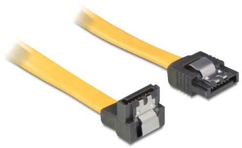 DeLOCK SATA Cable 50 cm Recto/Recto de Metal Amarillo