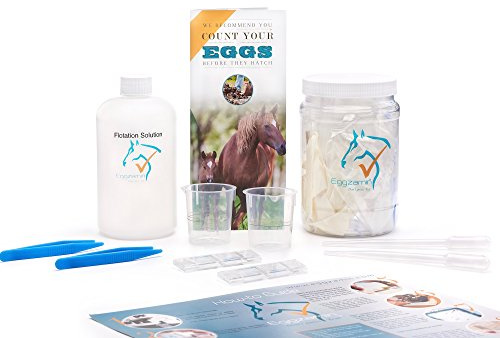 Eggzamin Gusano Kit de recuento de Huevos, heces Kit de recuento de Huevos, Método de McMaster para Desparasitación con Instrucciones Paso a Paso y Fotos averiguar su Carga de parásitos Animales