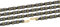 Connex Schaltungskette 10Sb 114 Gld. 5.9 mm Ketten, schwarz/Gold, One Size