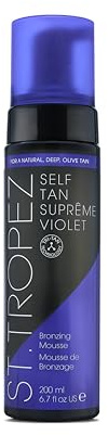 St.Tropez Self Tan Suprême Violet Bronzing Mousse for Richest, Darkest, Natural Sunless Tan, 6.7 Fl Oz