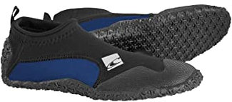 O'Neill Wetsuits Babys (Mädchen) O'neill Youth Reactor 2 2mm Reef Booties Neoprenanzug-Zubehör, Schwarz/Pazifik, X-Large