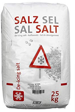 Auftausalz ohne Split weiß 25 kg