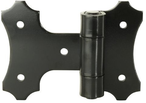 Alberts 307035 Fensterladen-Scharnier | schwarz kunststoffbeschichtet | 94 mm