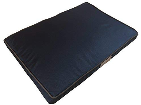 Ellie-Bo Orthopädisches Hundebett mit Memory-Schaum, schwarz, wasserfest, für den 76-cm-Hundekäfig, Größe M