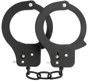 Dream Toys Bondx Metalhandschellen, One-Size, schwarz