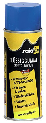 raid hp 380203 Flüssiggummi 400ml BLAU-MATT Sprühfolie Felgenfolie. Dauerelastische Gummierung für innen und außen für Auto Boot Motorrad Quad Fahrrad Freizeit Hobby