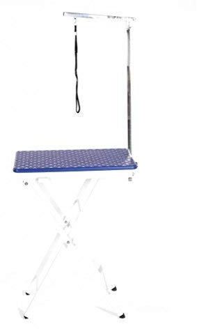 Pedigroom Portable Dog Grooming Show Exhibition Exhibitor Competition Table Blue