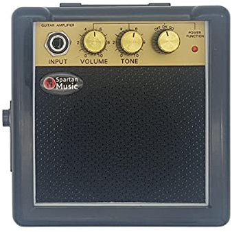 Spartan Music Portable Battery Powered Mini Amp for Electric Guitar