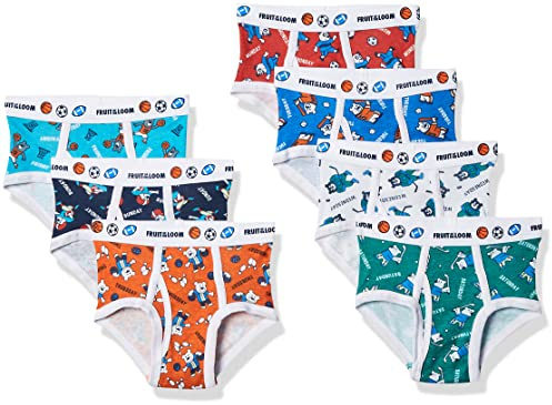 Fruit of the Loom boys Tag Free Cotton briefs underwear, Toddler‚â€“ 7 Pack Ã‚â€“ Days Week, 4-5T US