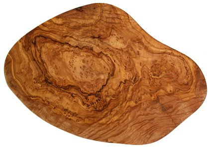 SeleXions Schneidbrett, Servierbrett Naturform klein Olivenholz ca 25 cm lang, ca 2 cm stark jedes Brett ein Unitkat