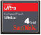 Sandisk SDCFH-004G-U46 Compact Flash Ultra Compact Flash Card
