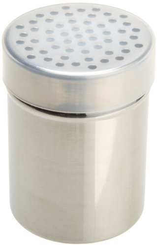 Ateco 1351 Stainless Steel Shaker, 10-Ounce Capacity with Coarse Holes