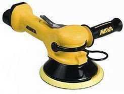 MIRKA ponceuse excentrique pneumatique aspiration zweihandexzenter ø 125 mm 5 mm 5/16 avec filetage de 52 trous pU-assiette, medium, schutzauflage nipple set adaptateur gRIP rOS 2–550CV 44 trous vE = 1 pièce.