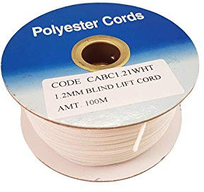Roman Blind Cord 100mt Optimal 1.2mm Diameter String for Austrian Festoon Cording