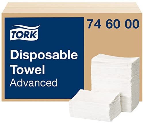 Tork 746000 Schutztuch Advanced 5-lagig / weiche Tücher zum Schutz und zur Absorption von Flüssigkeiten / saugfähig & effizient / 1 x 250 Tücher (70 x 30 cm)