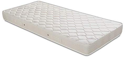 Waterline Extra Water-Viskose 140x200cm wendbare Matratze mit Orthopädischem Kaltschaum und Latex, Sommer-& Winterseite, Weiß