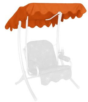 ANGERER Sonnendach für Hollywoodschaukel Swingtex Terra, 100 x 145 cm | passend für viele 1-Sitzer Hollywoodschaukeln, Schaukeldach Made in Germany, waschbarer Stoff