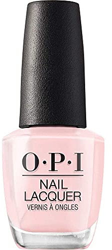 OPI Nail Lacquer - Put it in Neutral- smalto per unghie rosa beige delicato e resistente alle sbeccature. Pennello Pro-Wide (15 ml)