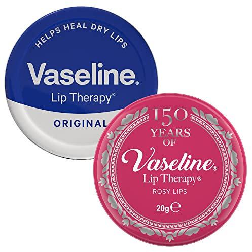 Vaseline Lip Therapy - Pack of 2 (Lip Therapy - (1 Original + 1 Rosy Lips))