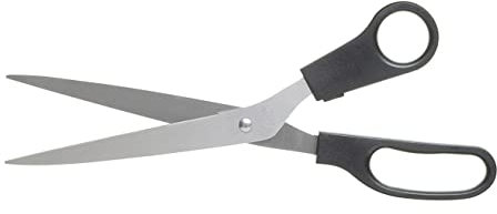 Fit For The Job 10 Long Multi Purpose Stainless Scissors with 5 Long Blades for Home, Office, Stationery, DIY, Arts & Crafts, Sewing, School, College