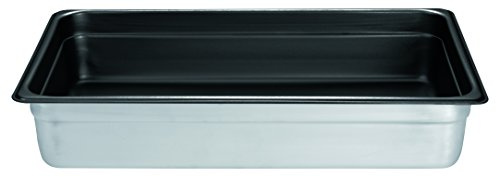 Pentole Agnelli ALSA182C/S100 Gastronorm Bacinella 1/1 in Alluminio, Argento, Altezza 10 cm