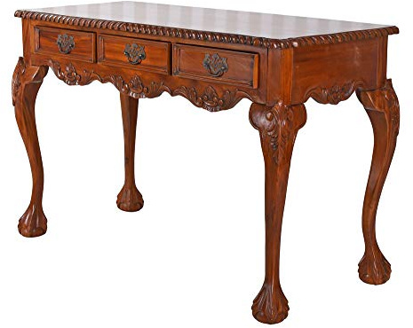 Konsolentisch Massivholz Tischkonsole Wandtisch antik Konsole Mahagoni Tisch 80x120 cm mar012 Palazzo Exklusiv