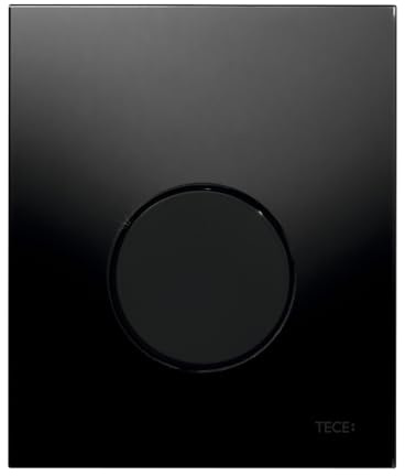 TECE 1 x TECEloop Urinal Betätigungsplatte (Spülmenge verstellbar, Kunststoff weiß, Tasten chrom matt, Maße 104x124x11 mm) 9242659