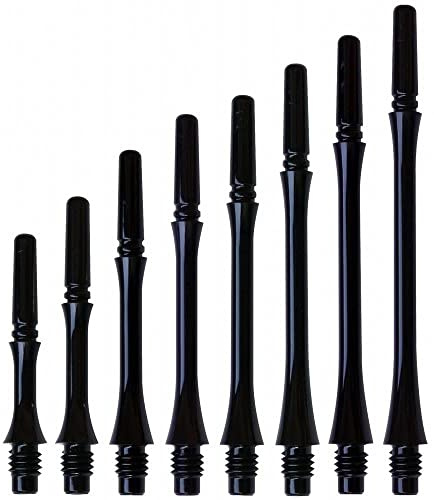 COSMO DARTS Cañas fit Shaft Gear Slim giratoria Negra Talla 3