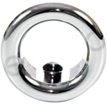 Chrome Basin Sink Overflow Cover Trim 25mm Hole