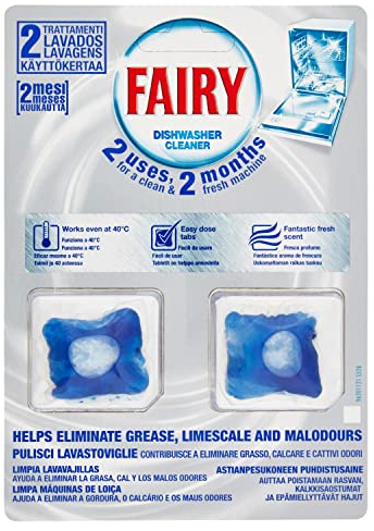 Fairy Power Clean DishWasher Machine Cleaner, 2 Tablets