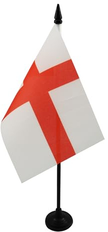 AZ FLAG Bordsflagga England 15x10 cm Engelsk 100D Polyester Plastfot