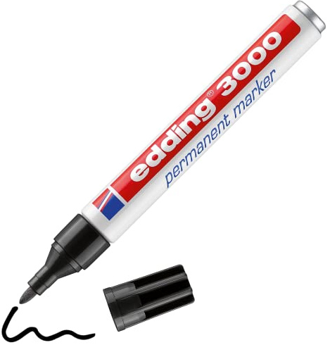 Edding 3000/3300 permanentmarkörer (finns i 4 olika färger)