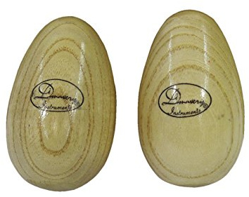 DIMAVERY Egg Shaker Holz 2x | Holz-Shaker