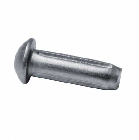 Reidl Halbrundkerbnägel 4 x 8 mm DIN 1476 Alu blank 100 Stück