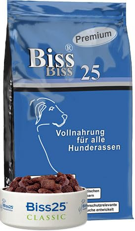 BISS25 Classic – Premium Hundefutter 15 kg – Vollnahrung mit Geflügel, Rind & Fisch – Für alle Rassen – Ohne künstliche Zusatzstoffe