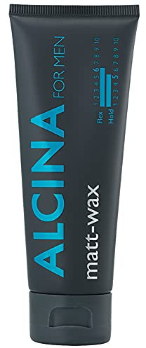 ALCINA for men matt-wax - 1 x 75 ml - Für flexiblen Halt für jedes Haar und ein seiden-mattes Finish