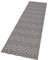 NORTHRUGS In- und Outdoor Teppich Karo 80x200cm - Wetterfest Modern Geometrisches Muster Kariert Allover Design Läufer für Balkon Terrasse Garten Wintergarten Wohnzimmerteppich Wasserfest in Schwarz