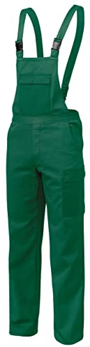 siggi - Latzhose 'New Extra' aus 100%, verschiedene Farben, vier Taschen, Gewicht pro qm, Gr. 270 - Größe: 56 - Varianten: grün