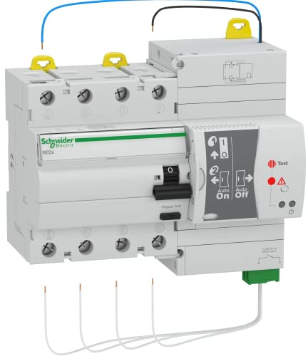 Schneider Electric 18267 Interruptor Diferencial Red, 4 Poles, 40 A, Class A, 300 Ma
