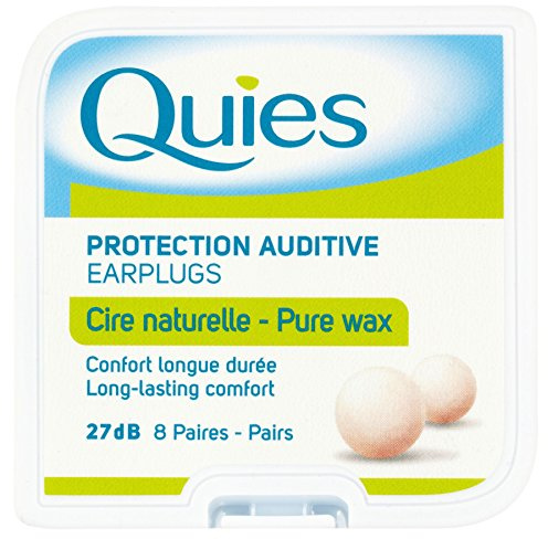 Quies Boules Ohrstöpsel aus natürlichem Wachs, 8 Paar – 3 Stück