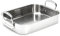 DE BUYER Piatto per arrostire in Acciaio Inox multicouches AFFINITY-35 x 25 x 8 cm-3727.35, Silicone, Argento