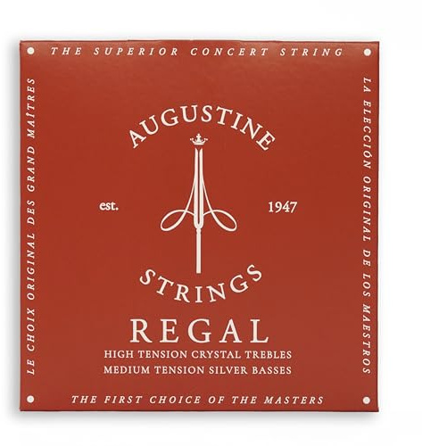 Augustine Cordes pour guitare classique Jeu de Label Regal Red medium